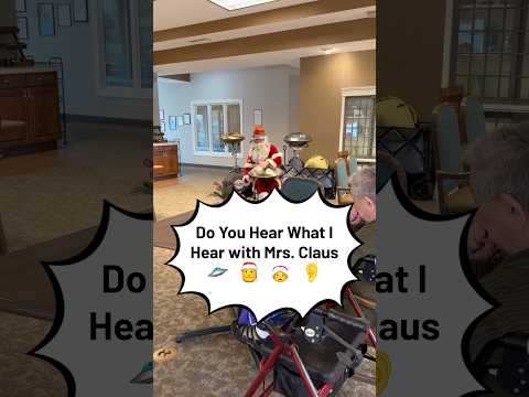Do you Hear What I Hear w/ Mrs Claus 🛸🎅🤶👂 #doyouhearwhatIhear #handpan #mrsclaus #handpansanta
