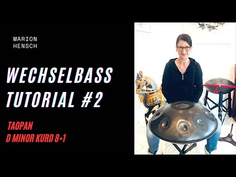 Handpan Tutorial #2 |Wechselbass Groove| Anfänger- Fortgeschrittene| D Minor Kurd 8+1