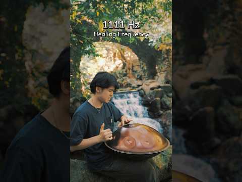 Ngẫu hứbg Handpan bên suối 🌊 #hangdrum #healing #chill #1111hz