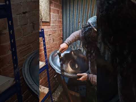 Tuning a handpan note | Handpan Maker | Learning to build my own handpans