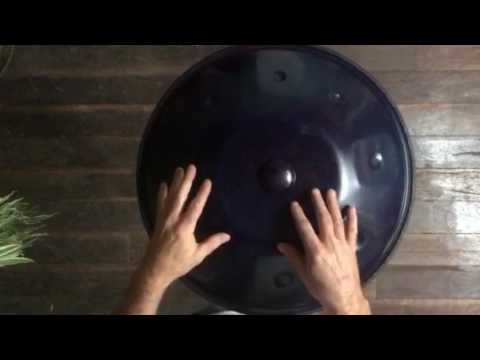 Handpan lesson, Pi Sonicpan mixing waterfalls
