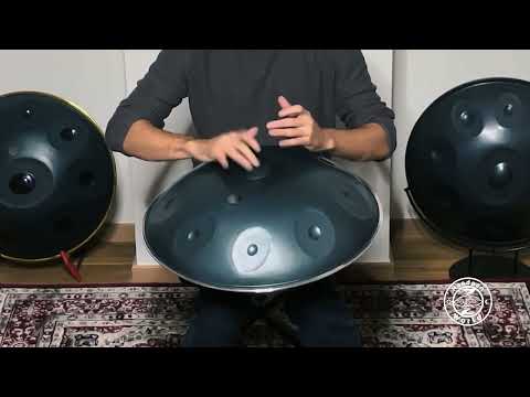 Eclipse Handpan | E Celtic Minor /Amara 9 | Nitrated Steel | 440Hz | E/ B D E F# G A B D