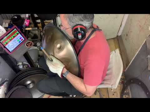 Dii-Re-tuning a stainless steel handpan