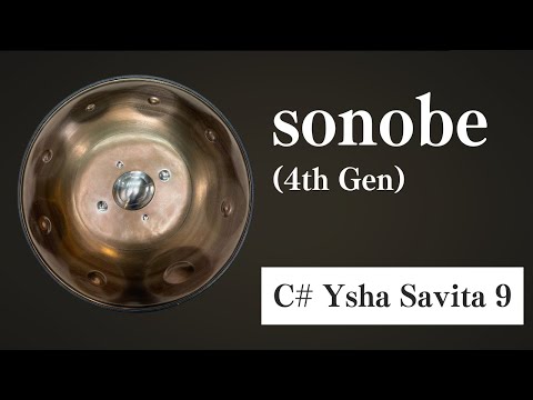 【ハンドパン販売】sonobe / C# Ysha Savita 9 試奏1  [管理番号112]