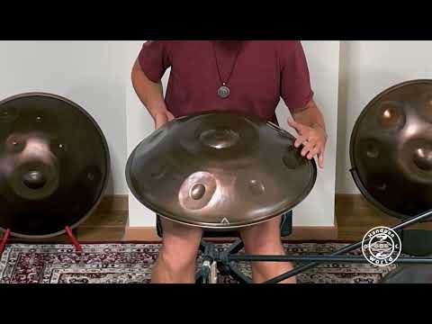 Svaraa Handpan | F2 Low Pygmy 12 | Ember Steel | 432Hz | F/ (C D#) F G G# C D# F G (G# C)