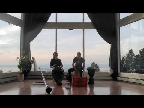 Handpan and Cajon improvisation on Odd Rhythm | Handpan music | Kiyoshi Iio - Handpan Journey