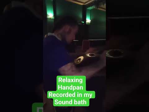 relaxing handpan in the my sound bath #handpan #relax #handpanmusic #spiritual #soundbath