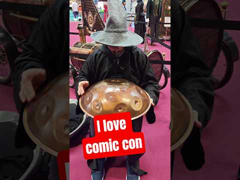 I love comic con #handpan #comiccon #steampunk #handpan