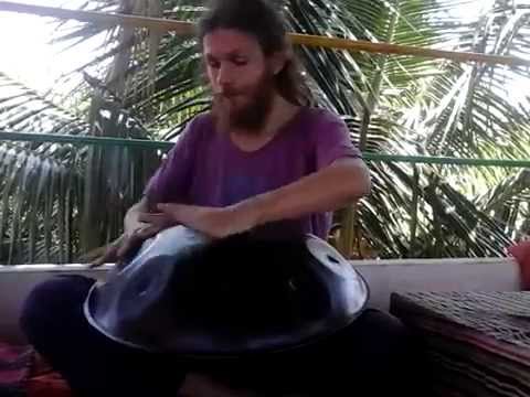 Pasha Aeon - New Celtic Minor OverTone Handpan,Impro,Goa, 2015