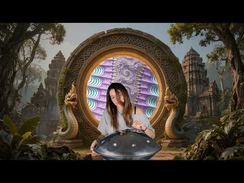 1 Hour of Relaxing Handpan Music | Peaceful Melodies & Hypnotic Fractal Journey | Planet Ding