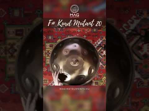 F# Kurd Mutant 20 Handpan – Scale Demo (Top View) | MAG Instruments