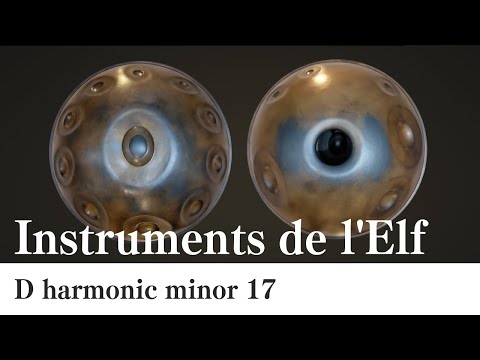 【ハンドパン販売】Instruments de l'Elf / D harmonic minor 17 / 試奏動画5［管理番号142］
