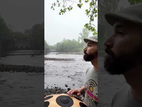 Neotone D Kurd, birdsong, & foggy river #handpan #hangdrum #nature #432hz #soundhealing #handpanuary