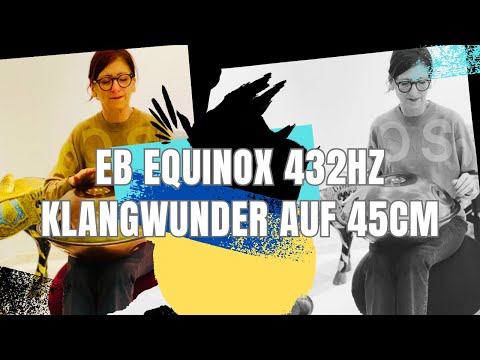 Einzelstück !!! Eb Equinox 13 / 45 cm | 432 Hz Handpan Klangwunder made in Ukraine 🇺🇦Rarität