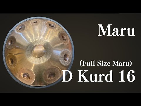 【ハンドパン販売】Maru / D Kurd 16 (Full Size Maru) 試奏1