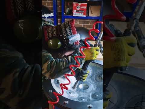 How to build a handpan - shaping the tonefields | Handpan Maker | Learning how to build handpans