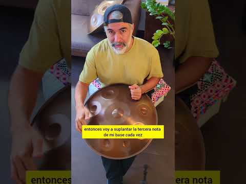 Crea fácil con el Handpan #2 - hoy generando otra base con Ding - Handpan D Kurd 9 de @akasha.drums