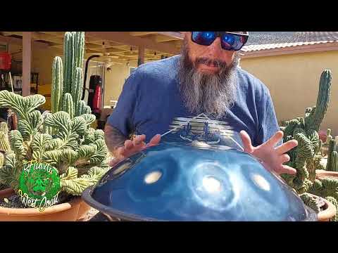 Eddie Funxta / Entheogenic Eddie Handpan in his Visionary Garden