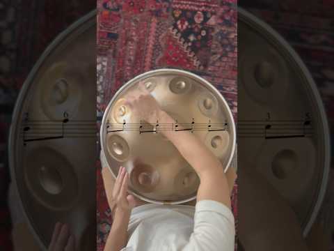 Tutorial for #handpan #hangdrum آموزش #هنگدرام #هندپن