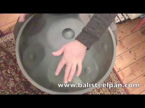 F Integral hand pan (Ketut Suda) 2016 Bali steel pan handpan
