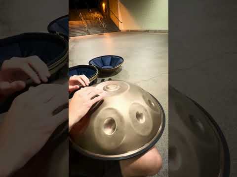I See Why People Dance While Passing By π€ #handpan #handpanmusic #atmosphericmusic