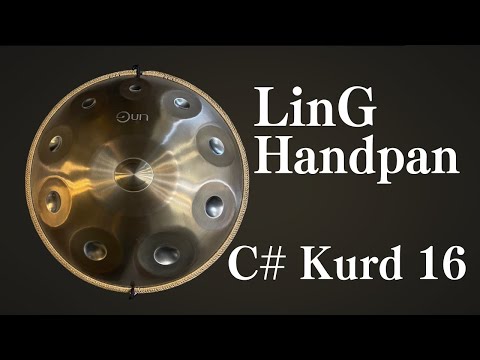【ハンドパン販売 / レンタル】LinG Handpan / C# Kurd 16 試奏1 [管理番号087]