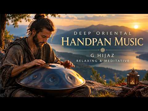 Deep Oriental Handpan Music | G Hijaz | Relaxing & Meditative