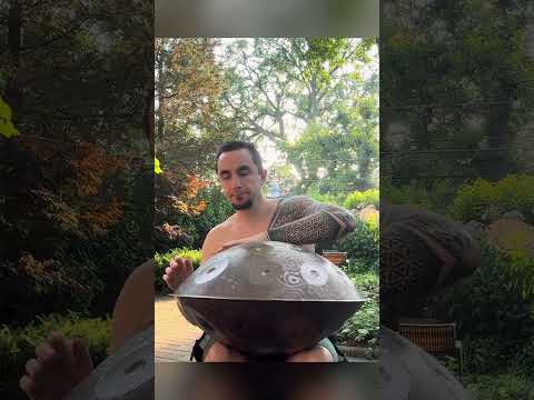☀️Golden Hour Vibes 🎶 (full vid linked) #handpanmeditation #meditationaid  #handpanmusic