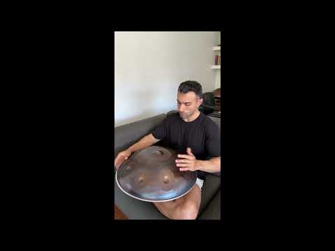 Handpan / Hang Drum D Kurd Minor 8 Notes - by Ramin Farsad