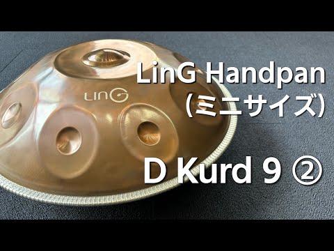 【ハンドパン販売 / レンタル 】LinG Handpan / D Kurd 9 ② (ミニサイズ) 試奏 2