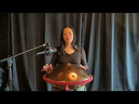 "Lacunadine" - handpan:c# harmonic minor Handromeda
