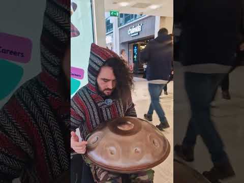Blessing your ears @CentreMK | Busking in Milton Keynes | Handpan Music