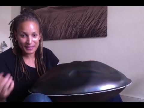My Hand Pan Journey - First play of my new Node Hand Pan (Hang Drum) - Lazy Hammock