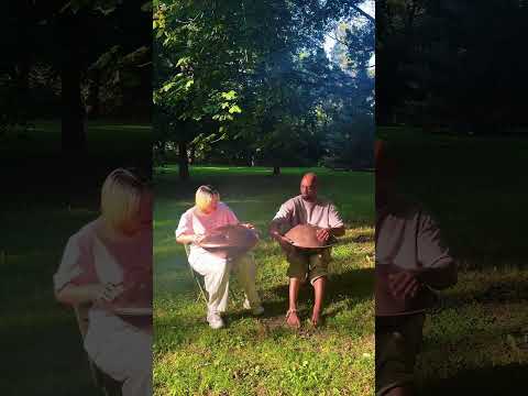 Handpan丨When the vibe is too good not to play along... 🎶😌 #handpan #music#nature#handpanmusic