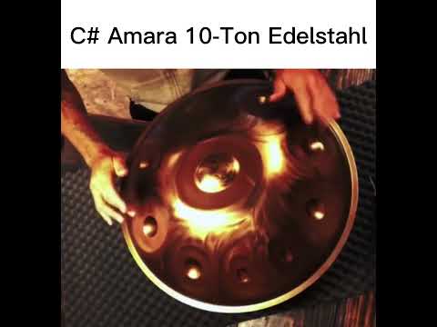 handpan C# Amara 10-Ton Edelstahl - Handpan Klangbeispiel für maaloupan