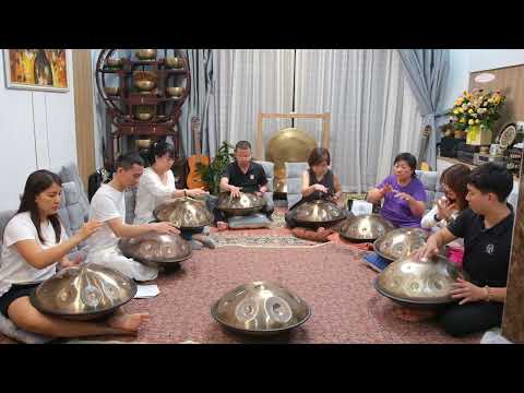 Lớp K21 - In The End (intro) | HANG DRUM VIETNAM by Long Percussion #handpan