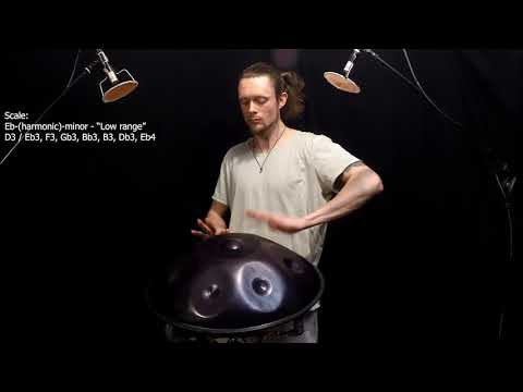 Handpan - Sonobe Eb-minor (Low range) - demo - for sale - no effects added - Handpan Mystic Flow