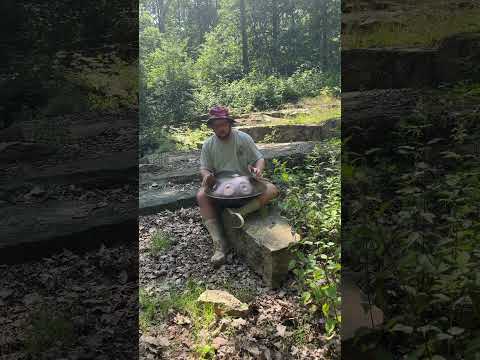 elf music / Namipan D Sabye / sunny jam session in the woods #handpan #healing #consciousness #music