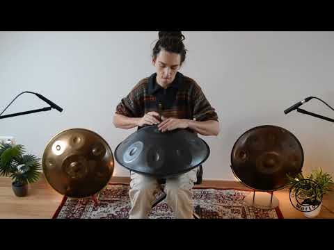 Mystical Handpan: C# Kurd /Annaziska 9 | Nitrated Steel | 440Hz | Scale: C#/ G# A B C# D# E F# G#