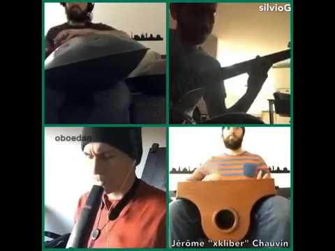 🎶COLLAB. N.03 - Bluesy Jazzy tune (Cajonico, EWI5000, 2 Handpans & Bass Guitar) [3 musicians]