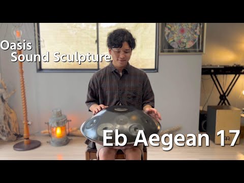 【ハンドパン販売】Oasis Sound Sculpture /  Eb Aegean 17 試奏 1