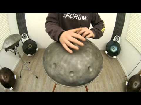 Handpan Review Vision 2016 F Major (F) Bb C D E F G A C
