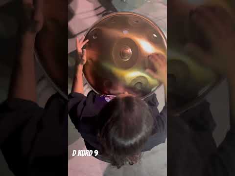 Improvise with D Kurd 9 stainless steel🛸  #handpan #handpanmaker #meditationmusic #Ellathandpan
