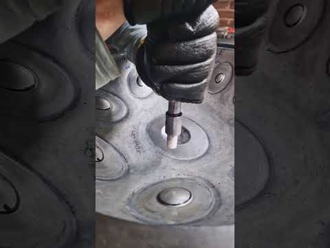 Shaping note borders | Handpan Maker | Learning to build my own handpans