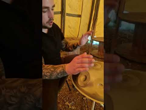 This is how he sounded after two days of playing the handpan! | Handpan Lessons Northampton