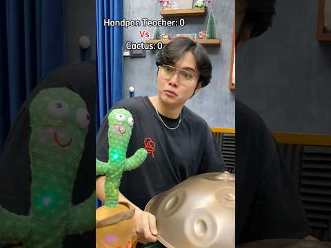 The cactus student was better than his teacher #handpan #healing #cactus