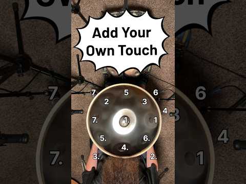 How to Play You Are My Sunshine - Your Touch w/ Handpan Dan 🌞 #handpan #tutorial #YouAreMySunshine