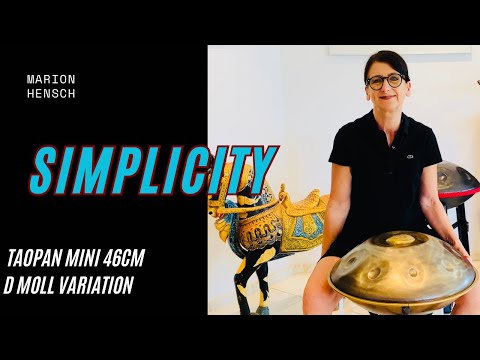 Less is more | Einfache, intuitive Handpan Melodie| Mini Taopan in D Moll