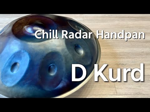 【ハンドパン販売】Chill Radar Handpan /  D Kurd 試奏2