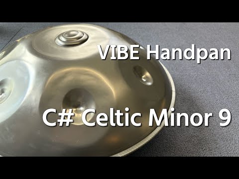 【ハンドパン販売】VIBE Handpan / C# Celtic Minor 9 試奏2